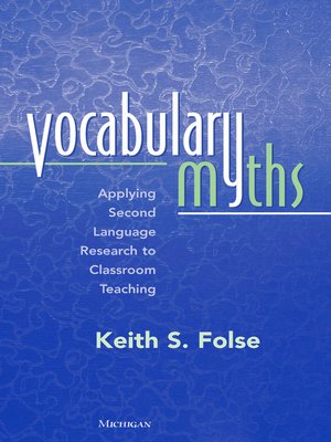 cover image of Vocabulary Myths